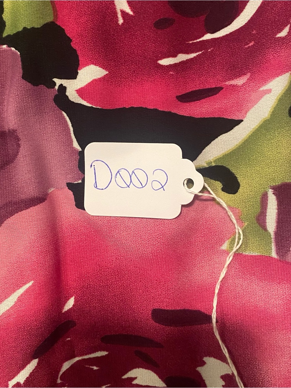 NWT VTG BCX Y2K Bold Rose Floral Empire Waist Dress M - Picture 15 of 15